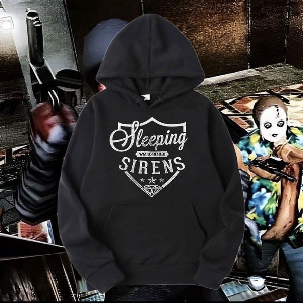 Sweat Officiel Sleeping With Sirens Noël - Unisexe - Vert Foncé - Neuf Avec étiquettes - Coton/polyester