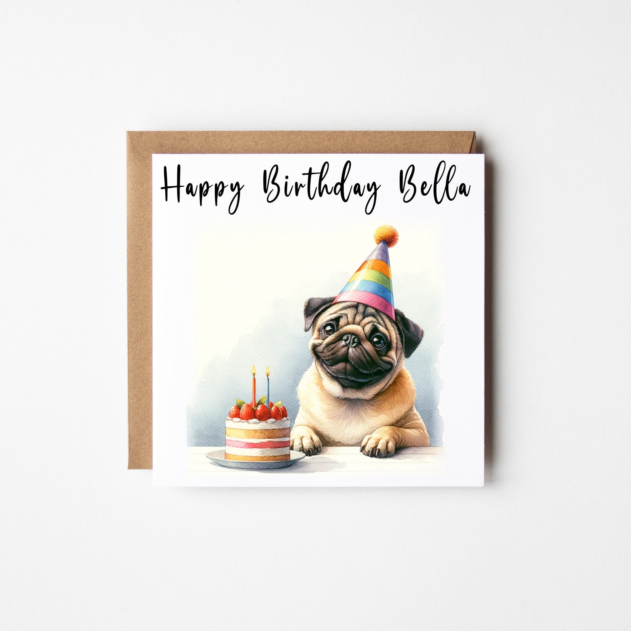 Gift Card Birthday Funny Dog Mom Birthday Card – Greeting Card From ...