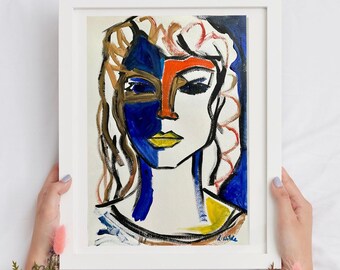 Athena - Abstract Figurative Painting