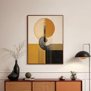 MCM Abstract Art - Firefly