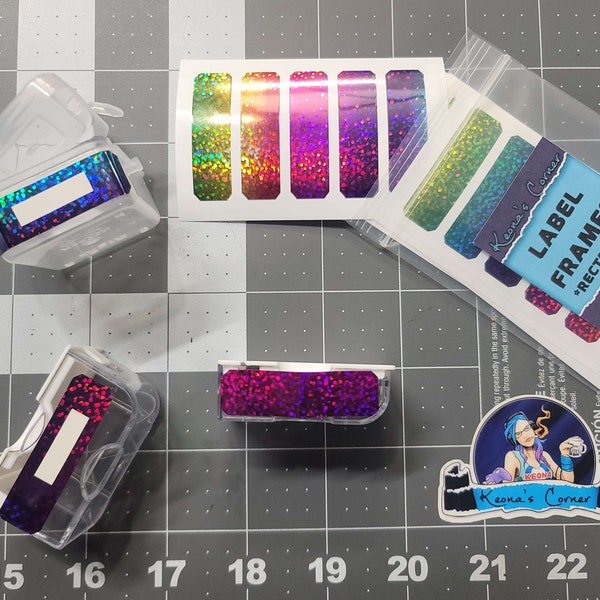 Rectangle Label Frames -For Diamond Painting Labeling / Washi Tape Alternative