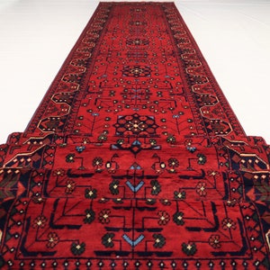 Custom Handmade Runners/ 2x5 2x10 3x10 3x13 3x17 3x20 Long Custom Runner Bukhara Rug/ Turkmen Handmade 100% Wool Rug/ Rug for Hallway Runner