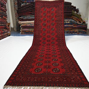 2'9x9'2 Ft Afghan Vintage Mowri Rug/ Handmade Wool Rug/ Turkmen Tekke ...