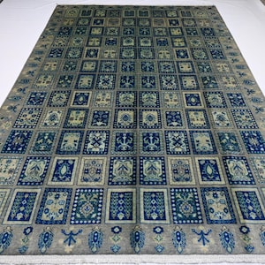 Natürlicher Afghanischer Teppich 200x300 cm Ayena Teppich / Handgefertigter Wollteppich / Turkmenischer Stammesteppich / Esstisch Teppich / Orientalischer Teppich