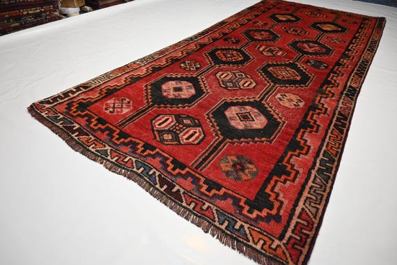 【Vintage rug】オーバーダイ｜194 x 279 cm｜トルコラグ 4x10 Antique Rug 4x9'6