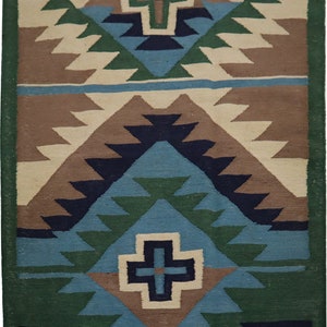3'4 x 5'2 ft. Afghan Handmade Kilim Area Rug/ 100x156 cm Authentic Southwestern Kilim/ Natural dyes and Wool/ Rug for Bedroom/ Office/ Dorm
