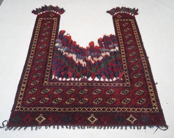 Alfombra Jalar antigua para colgar en la pared, 100 % hecha a mano, antigua y famosa alfombra Jalar turcomana de 1,60 m x 1,93 m, decoración de pared, alfombra tribal/alfombra oriental, alfombra vintage de los años 40.