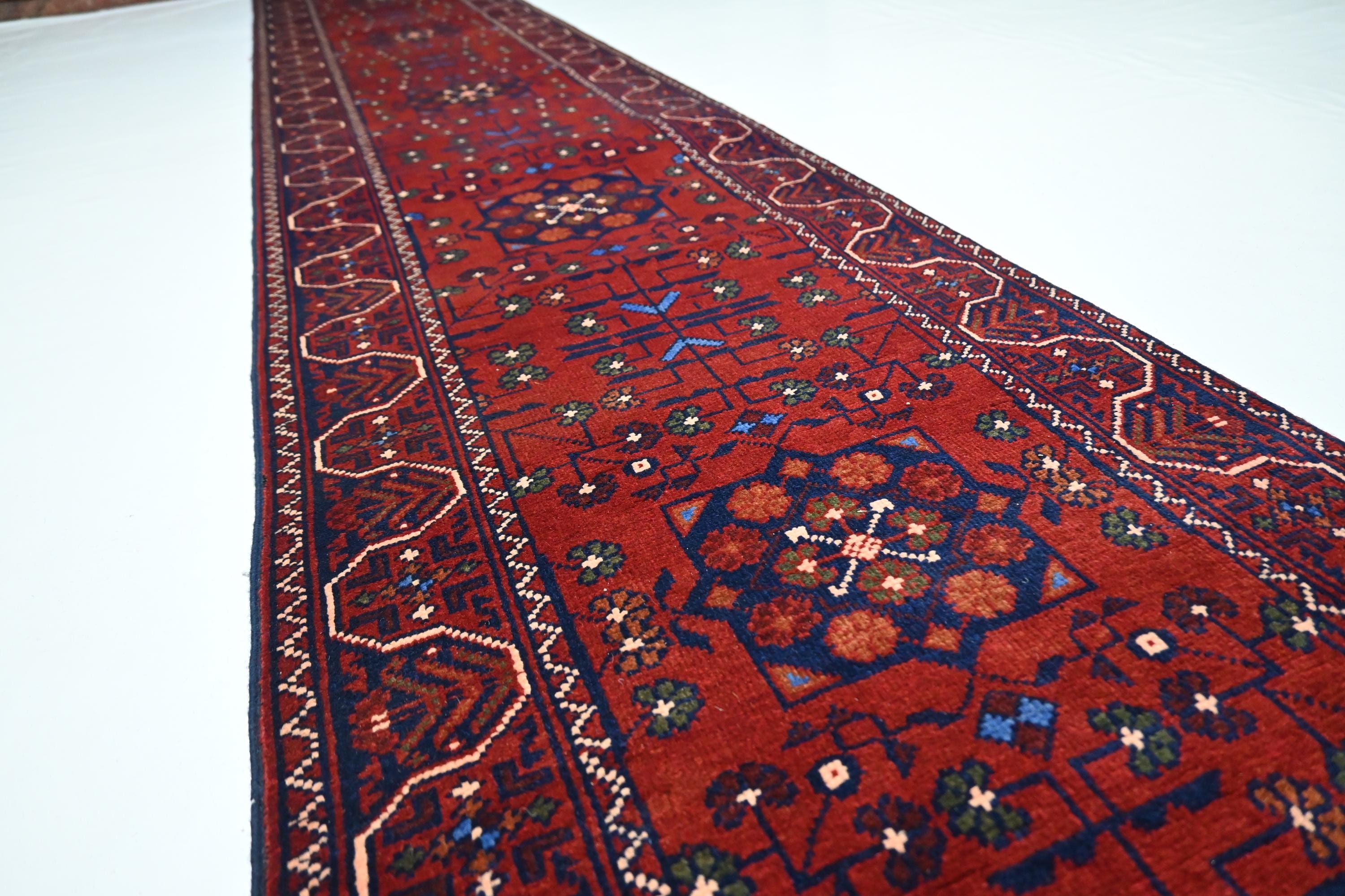 2x20 Ft Runner Rug/ Afghan Tribal Bukhara Rug 65x600 Cm Turkmen ...