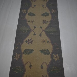 2 x 8 ft löparmatta/ Beige afghansk flatvävd Kilimmatta/ Turkmensk handgjord ullmatta/ 70 x 250 cm Vegetabiliska färgämnen Matta/ Turkmensk matta/Löpare i korridoren bild 6