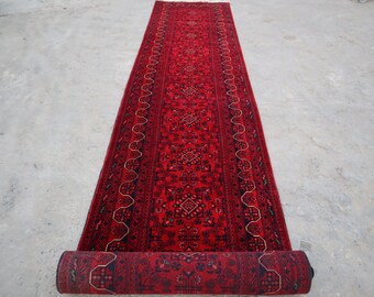 Tapis Boukhara en laine fait main : Tapis turkmène afghan de 5,2 x 3,5 pieds - Canada