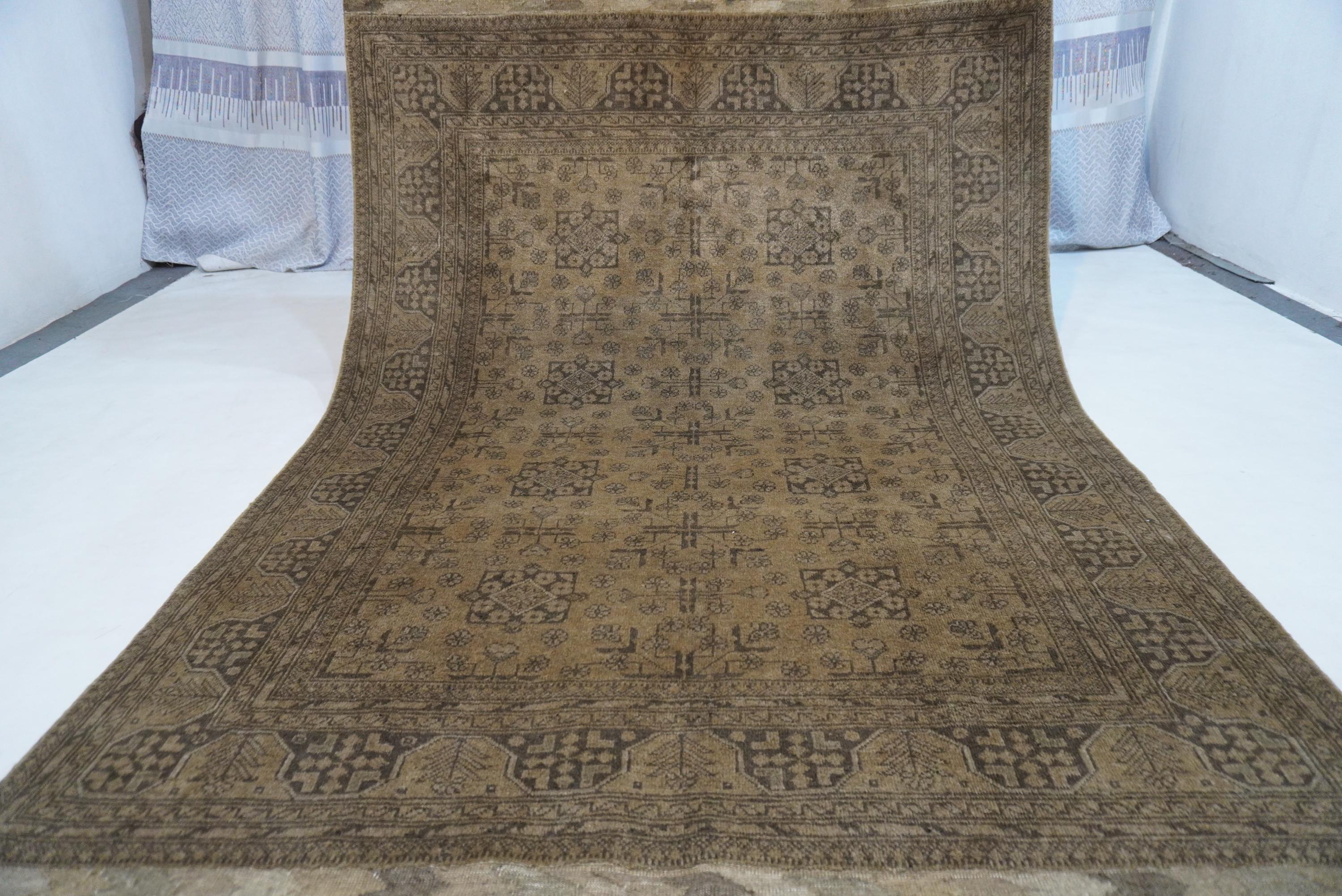 タ*キ様 アフガニスタン製 ラグ ヴィンテージ約128cm x 82cm 6'4x10