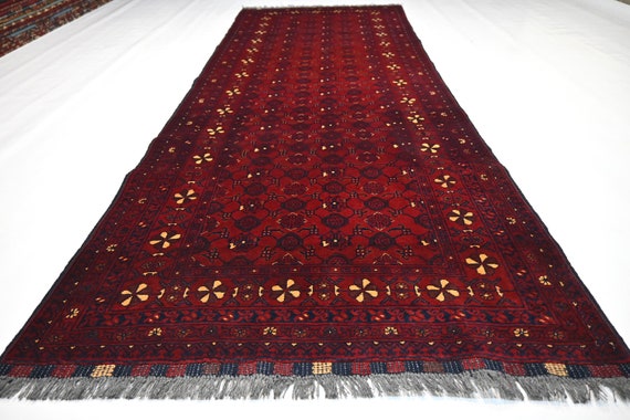 3x9 アフガニスタンヴィンテージランナーラグ/バシリデザイン