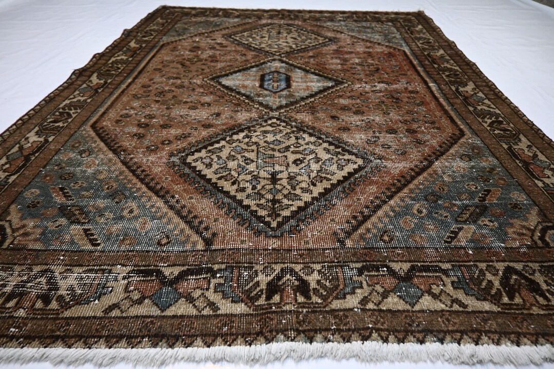 1920s Vintage Rug 5x7 Collectors Piece Afghan Handmade Wool Rug ...