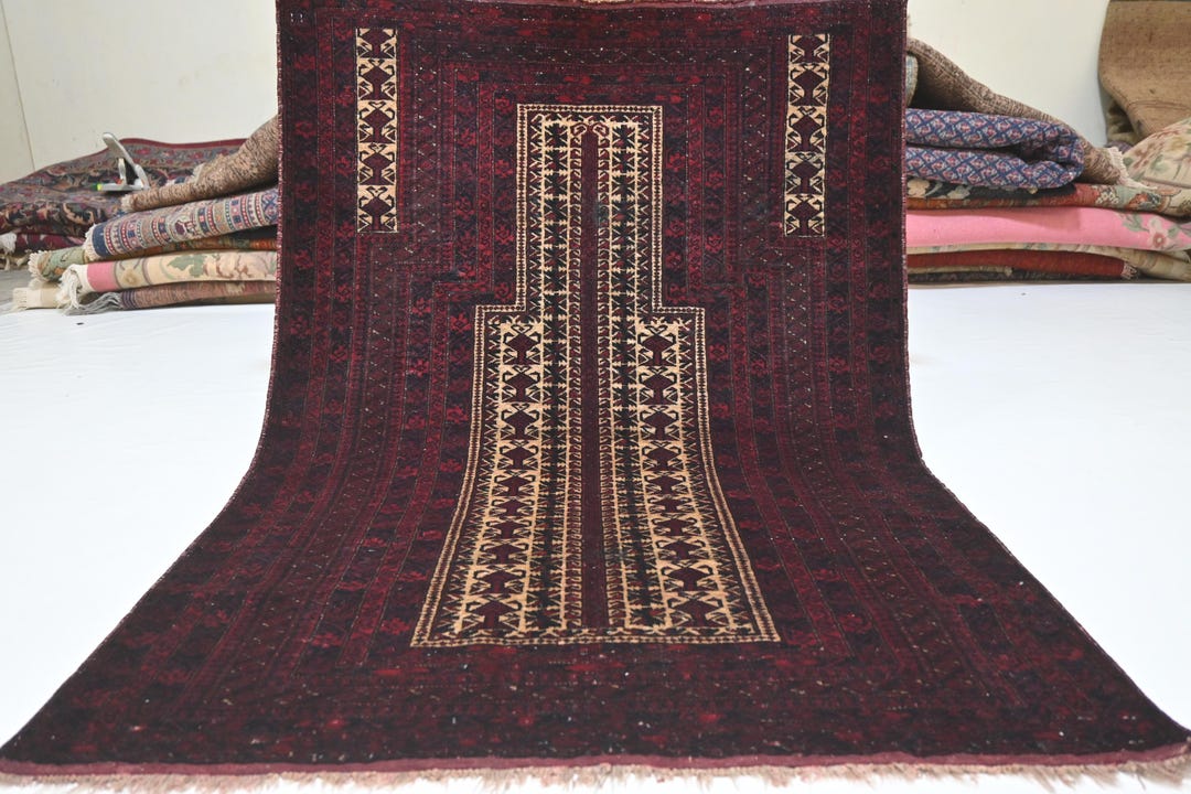 3x5 Vintage Prayer Rug 3'0x4'4