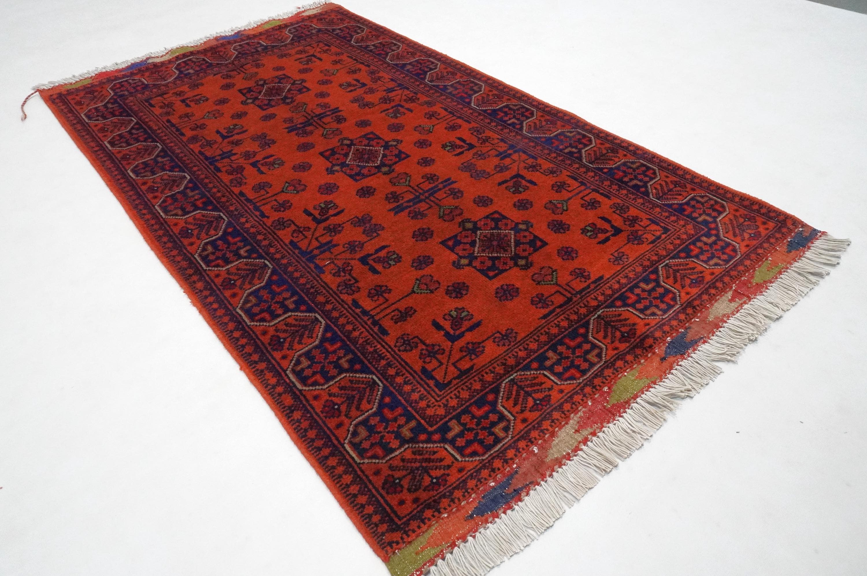 ヴィンテージラグ　アフガン20年物 ヴィンテージラグアフガン20年物