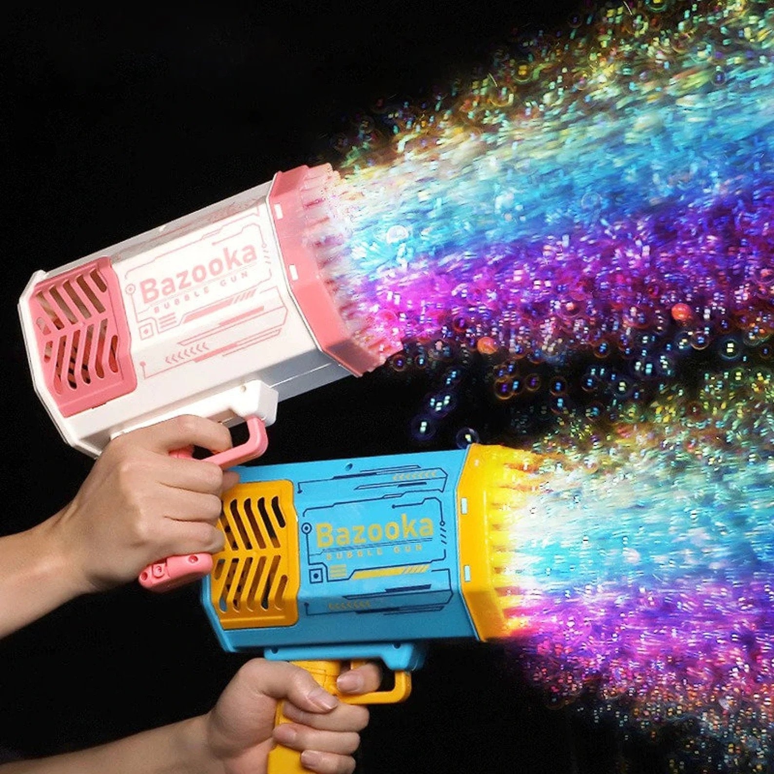 Best Price Bazooka Bubble Gun 69 Holes Bazooka Bubble - Etsy Singapore