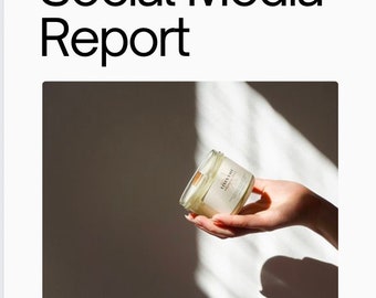 Modèle d'analyse et de rapport sur les médias sociaux