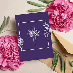Lenten Greetings | Digital Download | Printable card | Celebrate this Lenten season