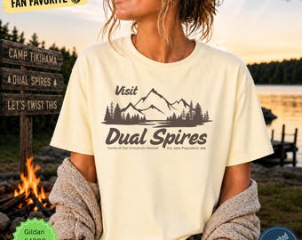 Psych Tv Show T-Shirt | Dual Spires Cinnamon Festival T-Shirt | Psych TV Show Fan Tee | TV Show Shirt