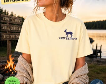 Psych TV Show Camp Tikihama T-Shirt, Tuesday the 17th Parody, Unisex Tee