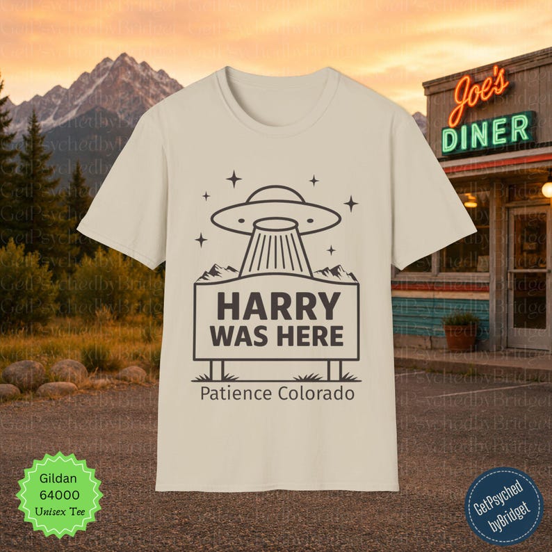 Resident Alien Tv Show T-Shirt, Harry Was Here T-Shirt, UFO Tv Show T-Shirt, Alien T-Shirt, Resident Alien Merch, Resident Alien Tribute Tee
