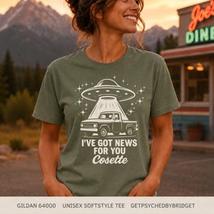 Resident Alien Cosette Quote T-Shirt, UFO Sci-Fi Comedy Tee