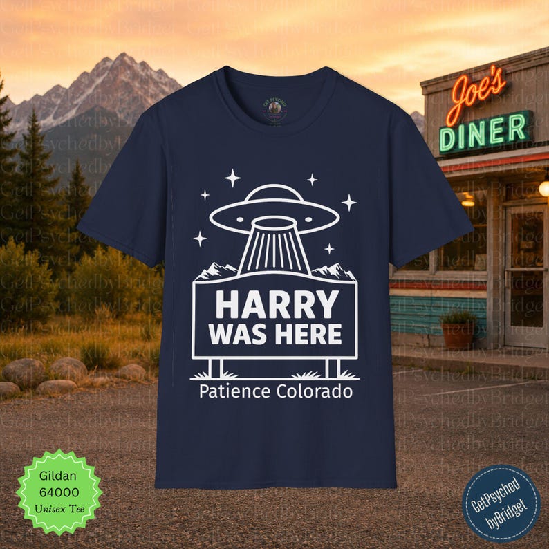 Resident Alien Tv Show T-Shirt, Harry Was Here T-Shirt, UFO Tv Show T-Shirt, Alien T-Shirt, Resident Alien Merch, Resident Alien Tribute Tee