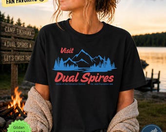 Psych Tv Show T-Shirt | Dual Spires Cinnamon Festival T-Shirt | Psych TV Show Fan Tee | TV Show Shirt