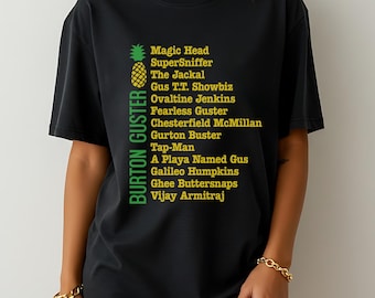 Psych TV Show T-Shirt, Gus Nicknames T-Shirt, Shawn & Gus, Pop Culture T-Shirt, 2000s Comedy Show T-Shirt, Psych Fan Gift, Psych Show Merch