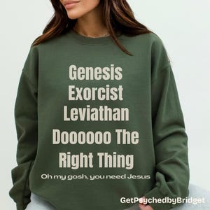 Psych TV Show Bible Quotes Sweatshirt, Funny Fandom Shirt