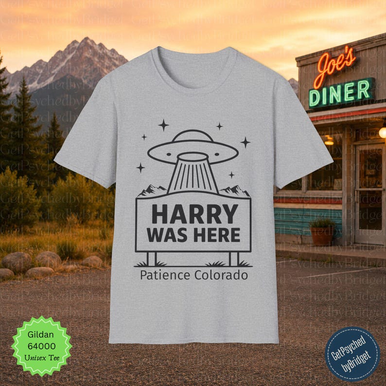 Resident Alien Tv Show T-Shirt, Harry Was Here T-Shirt, UFO Tv Show T-Shirt, Alien T-Shirt, Resident Alien Merch, Resident Alien Tribute Tee