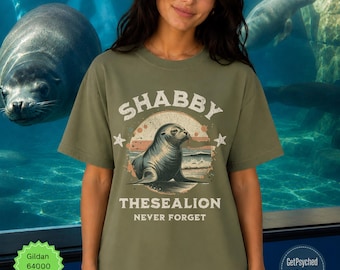 Psych Tv Show T-Shirt | Shabby Thesealion T-Shirt | Psych TV Show Fan Tee | TV Show Shirt