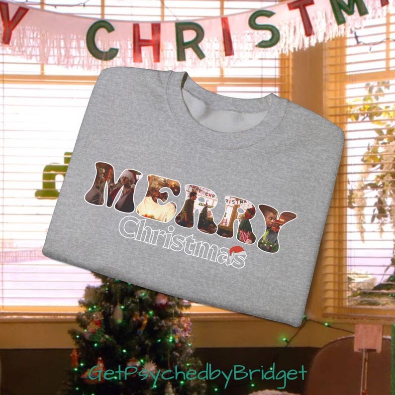Psych Tv Show Merry Christmas Sweatshirt/psych Ugly Sweater/psych Tv