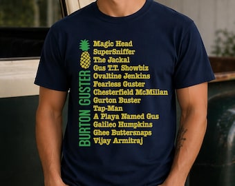 Camiseta de la serie Psych / Camiseta con los apodos de Burton Guster / Camiseta para fans de la serie Psych / Camiseta de la serie