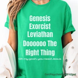 Psych TV Show T-Shirt, Bible Names, Funny Shawn Spencer Tee, Psych Series Merch