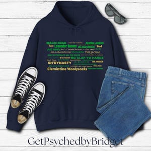 Psych TV Show Gus Nicknames Hoodie, Burton Guster Hoodie, Shawn & Gus Hoodie, 2000s Comedy Hoodie, Psych Tv Show Merch, Psych Series Hoodie