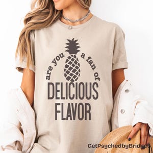 Psych TV Show T-Shirt, Delicious Flavor, Pineapple Fan Gift