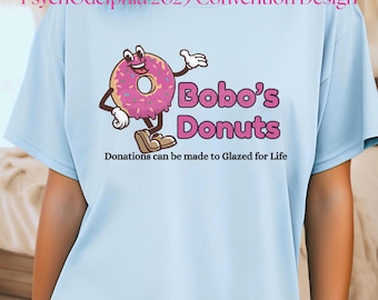 T-shirt série télé psychédélique, T-shirt Donuts de Bobo, T-shirt Gus de la nuit dernière, T-shirt Donut rétro drôle, cadeau pour les fans de psychanalyse, merchandising série télé psych