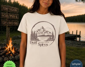 Psych Tv Show T-Shirt | Dual Spires Cinnamon Festival T-Shirt | Psych TV Show Fan Tee | TV Show Shirt