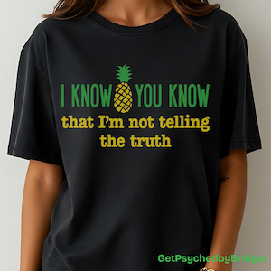 Psych Tv Show I Know You Know T-Shirt, Funny Psych T-Shirt, Psych Catchphrase T-Shirt, Psych Series T-Shirt, Psych Tv Show Merch, Psych Fan