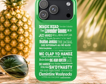 Psych Tv Show Phone Case | Burton Guster Nicknames Phone Case | Psych TV Show Phone Case | Fan Gift