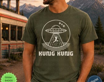 Resident Alien T-Shirt | Kung Kung T-Shirt | Resident Alien Fan Tee | TV Show Shirt
