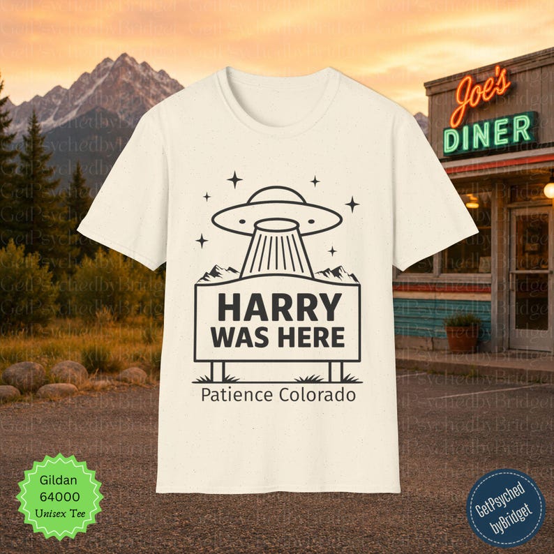 Resident Alien Tv Show T-Shirt, Harry Was Here T-Shirt, UFO Tv Show T-Shirt, Alien T-Shirt, Resident Alien Merch, Resident Alien Tribute Tee