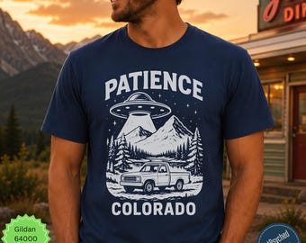 Patience Colorado UFO T-Shirt | Resident Alien Fan Tee | TV Show Shirt