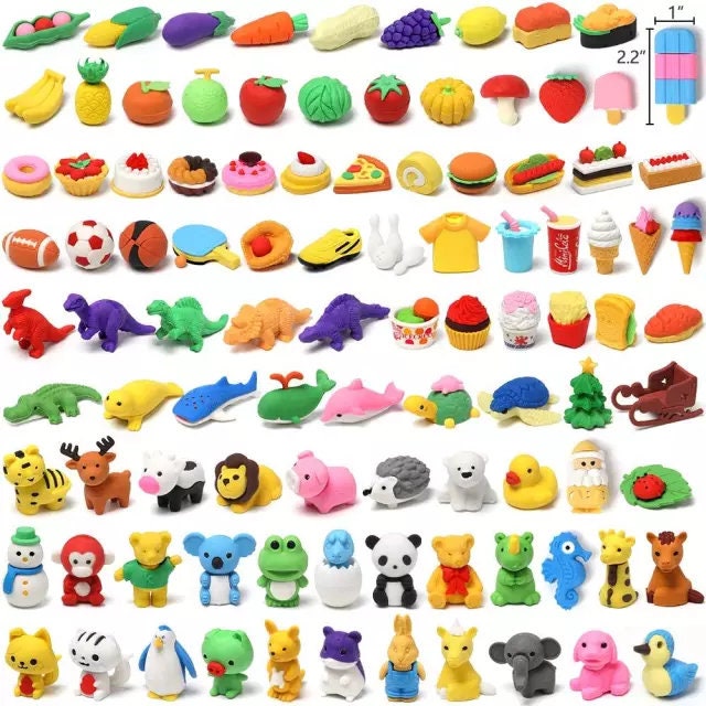 Animal Erasers - Etsy Animal Erasers - Etsy