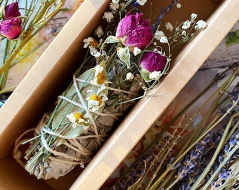 Heilige Rookbundel {Geluk • Manifest • Overvloed} | Smoke Bundle | Smudge Stick | Salie Stick | Sage Wand | Rookreiniging