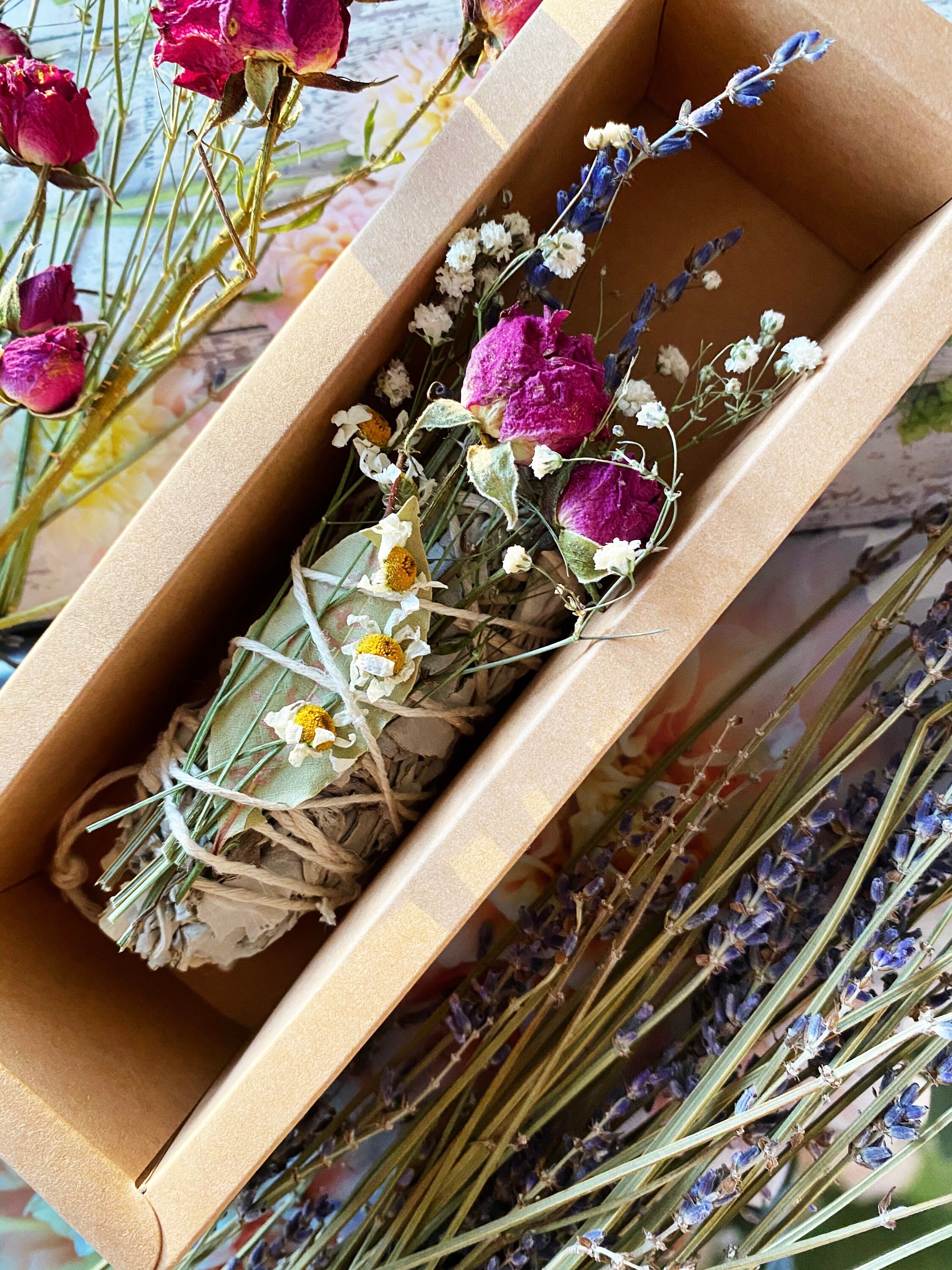 Sacred Smoke Bundle {Luck * Manifest * Abundance} Smoke Bundle Smudge Stick Sage Stick Sage Wand Smoke Cleanse