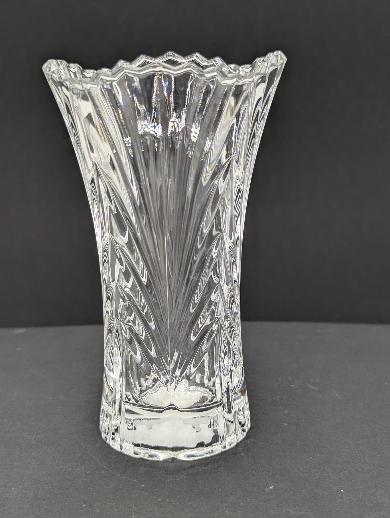 Mikasa Crystal Vase - Etsy