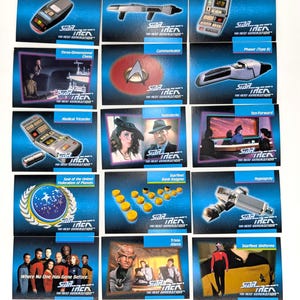 Star Trek Next Generation Trading Cards - Etsy