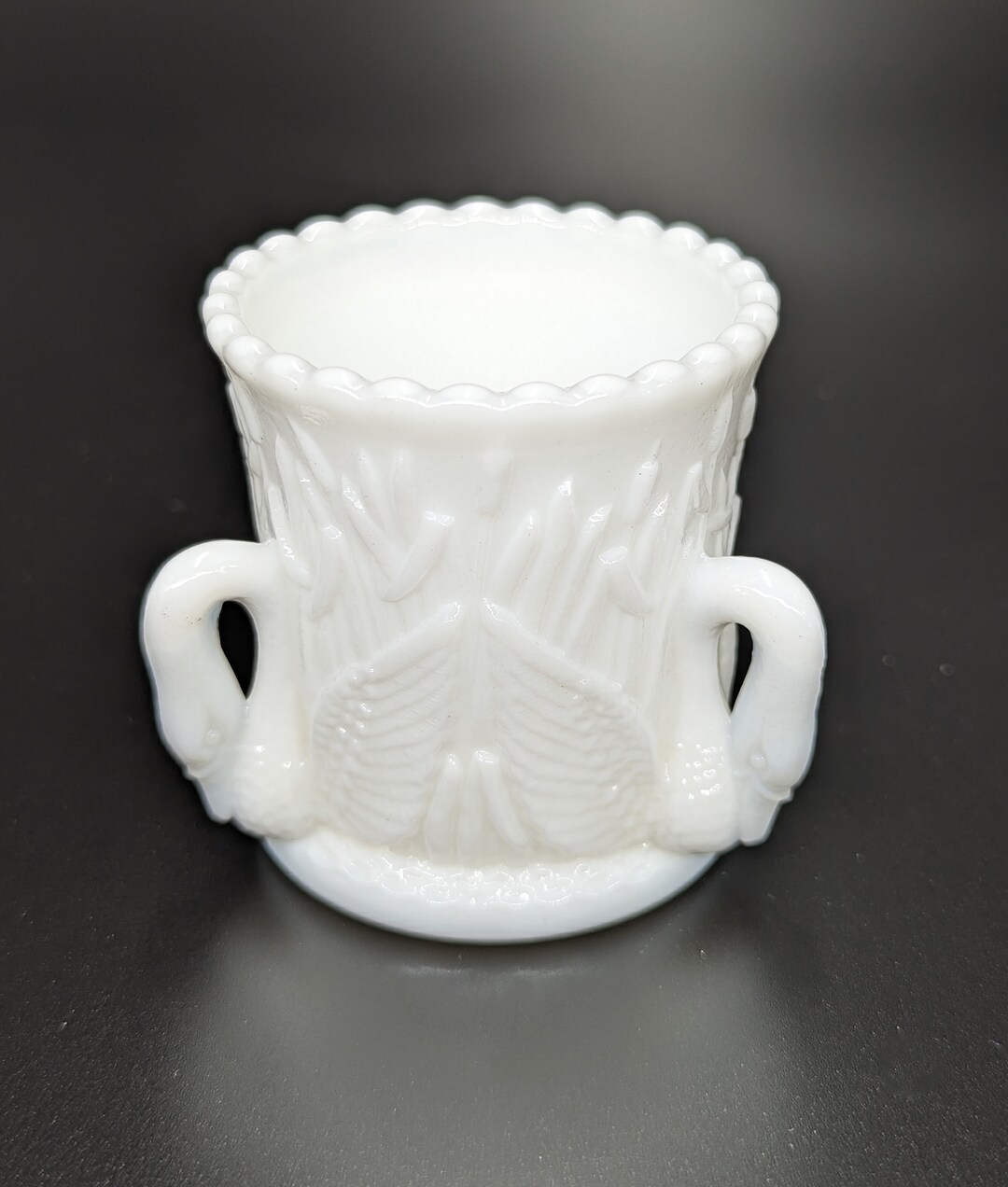 Vintage Westmoreland Milk Glass Swan Toothpick Holder V0802 Etsy